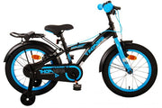 Volare Thombike Children's Bike - Jungen - 16 Zoll - Schwarzblau - Zwei Handbremsen - afbeelding 1