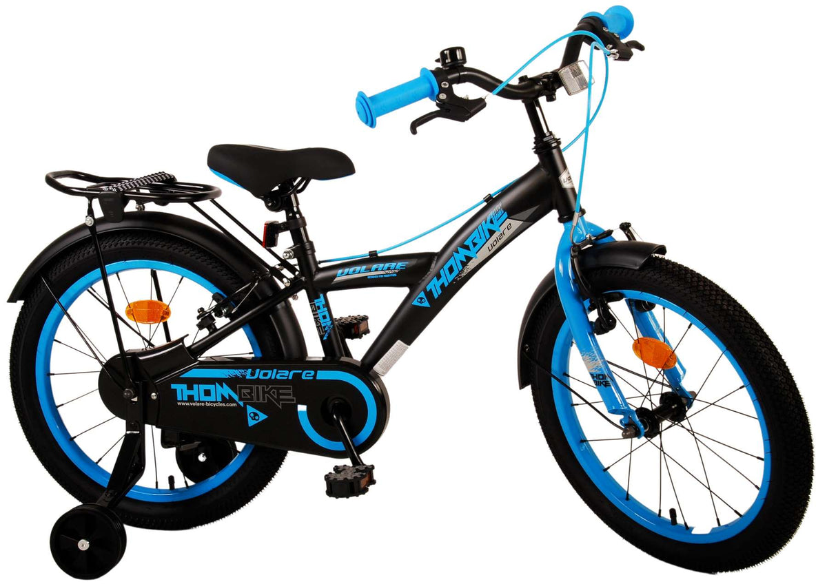 Volare Thombike Kinderbike Jungen 18 Zoll schwarz blau zwei Handbremsen