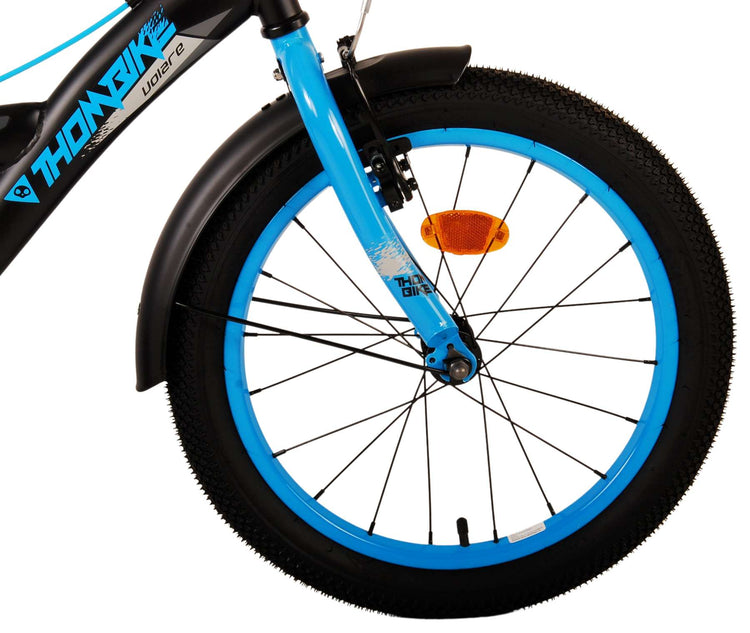 Volare Thombike Kinderbike Jungen 18 Zoll schwarz blau zwei Handbremsen