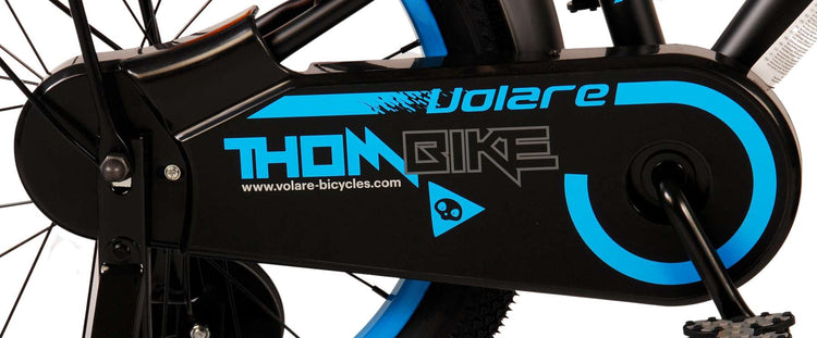 Volare Thombike Kinderbike Jungen 18 Zoll schwarz blau zwei Handbremsen