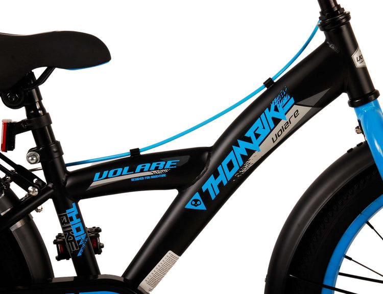 Volare Thombike Kinderbike Jungen 18 Zoll schwarz blau zwei Handbremsen