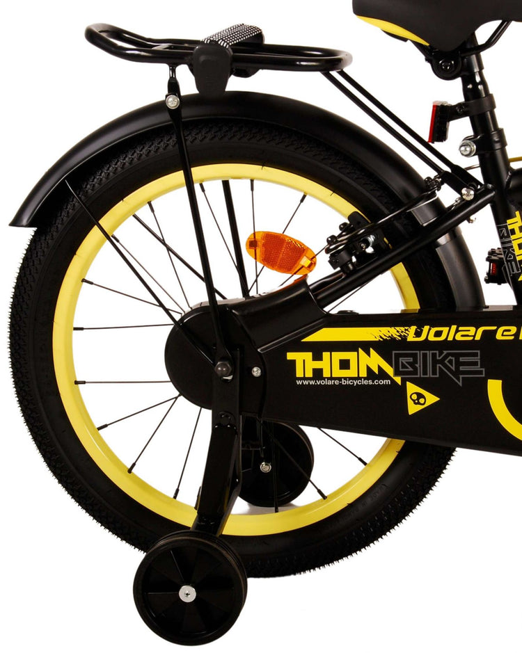 Volare Thombike Children's Bicycle - Jungen - 18 Zoll - Schwarzgelb - Zwei Handbremsen