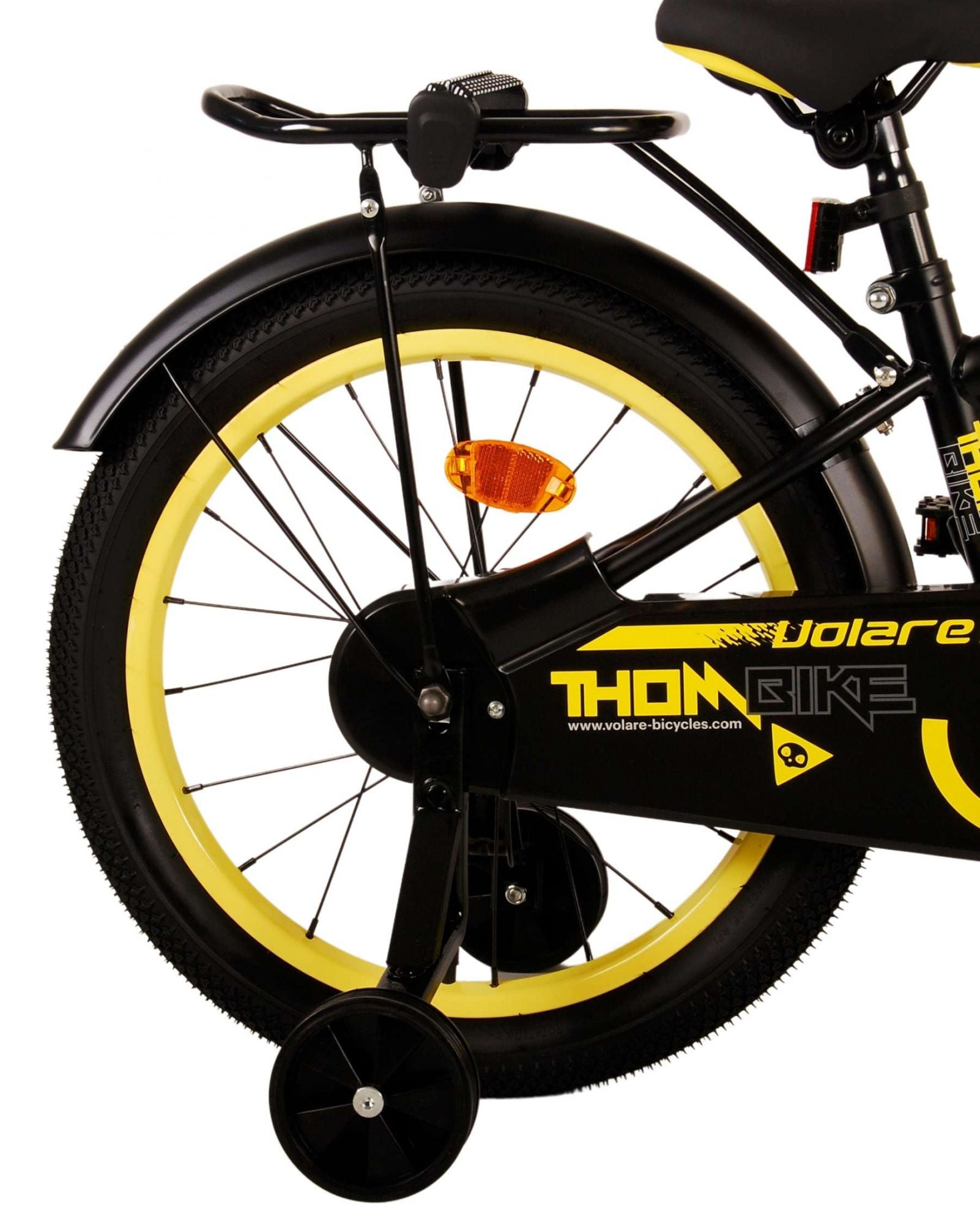 Volare Thombike Children's Bike - Jungen - 18 Zoll - Schwarzgelb