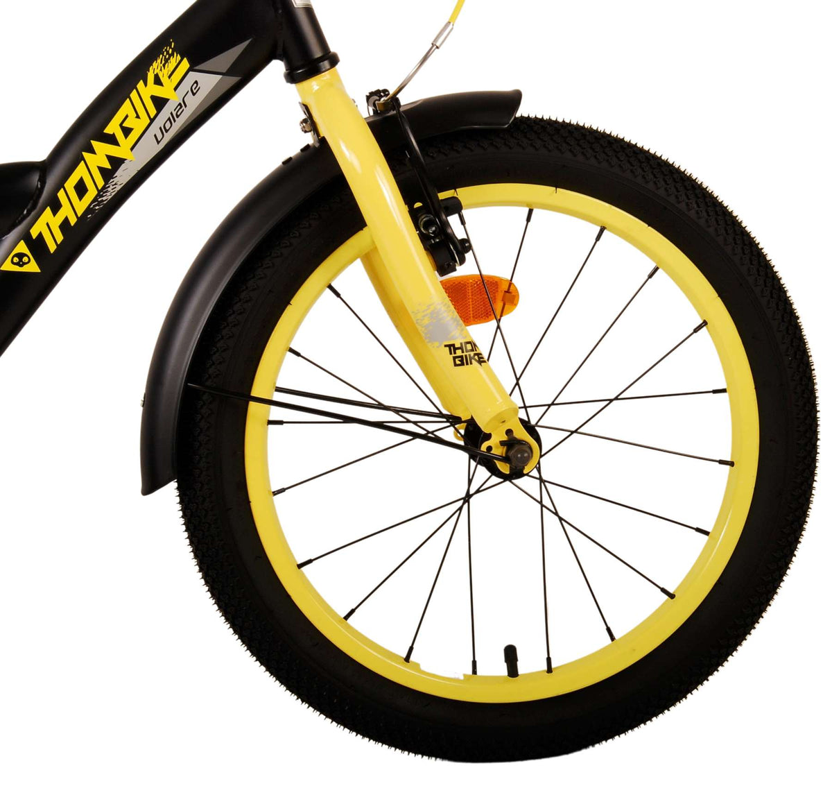 Volare Thombike Children's Bike - Jungen - 18 Zoll - Schwarzgelb