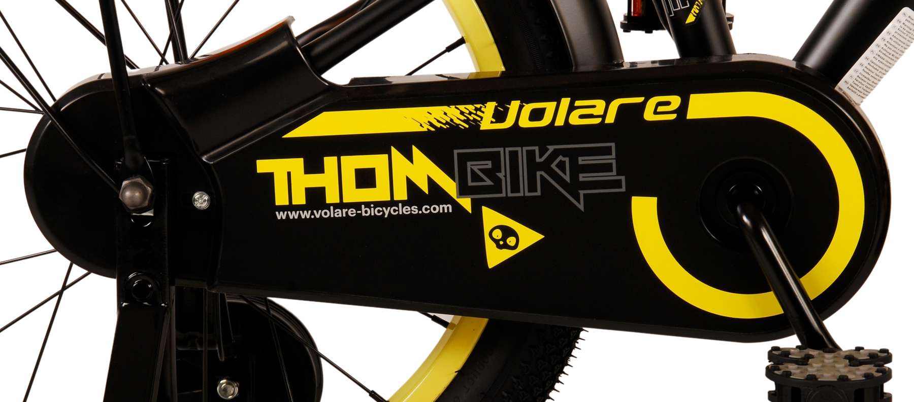 Volare Thombike Children's Bike - Jungen - 18 Zoll - Schwarzgelb