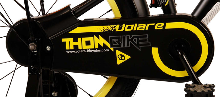 Volare Thombike Children's Bike - Jungen - 18 Zoll - Schwarzgelb