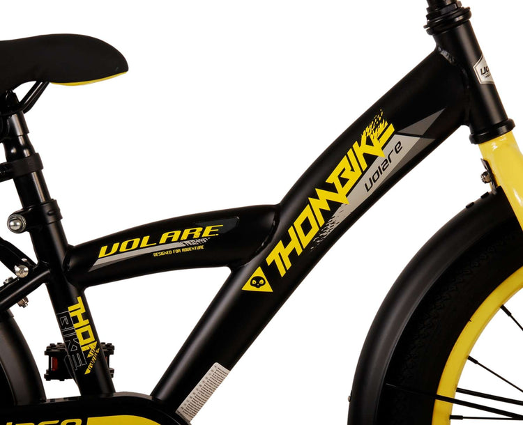 Volare Thombike Children's Bike - Jungen - 18 Zoll - Schwarzgelb