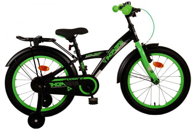 Volare Thombike Kinderbike - Jungen - 18 Zoll - schwarzes Grün