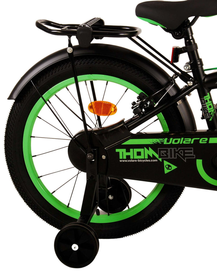 Volare Thombike Kinderbike Jungen 18 Zoll schwarzgrün zwei Handbremsen