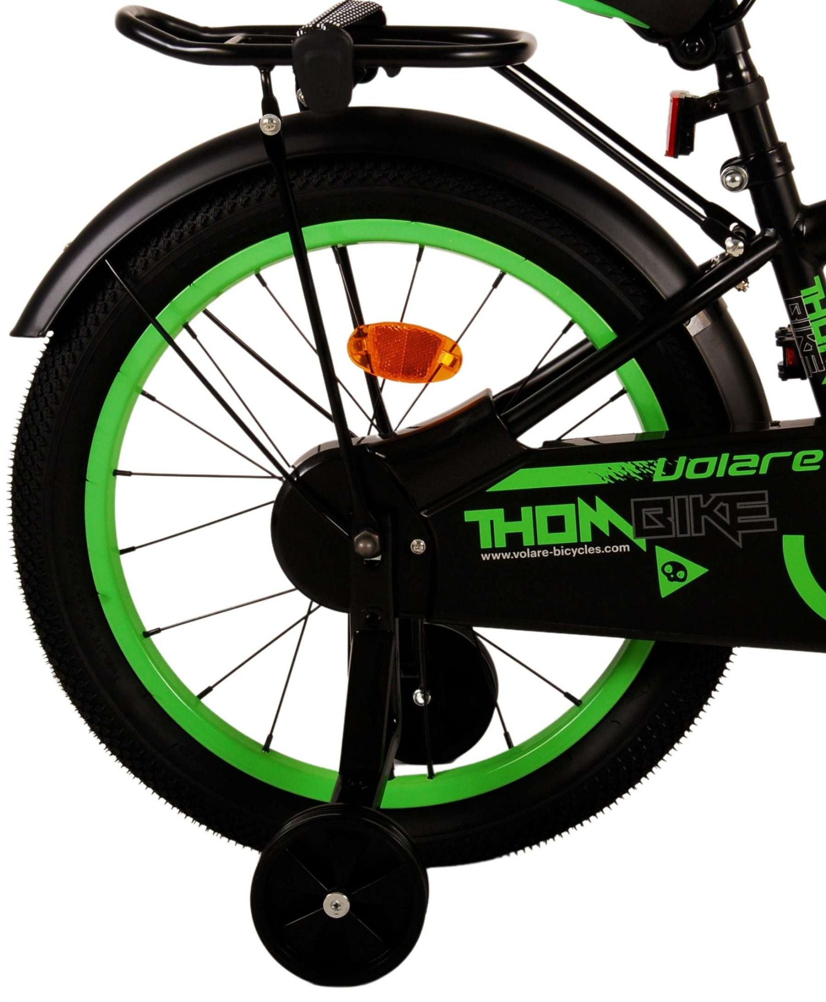 Volare Thombike Kinderbike - Jungen - 18 Zoll - schwarzes Grün