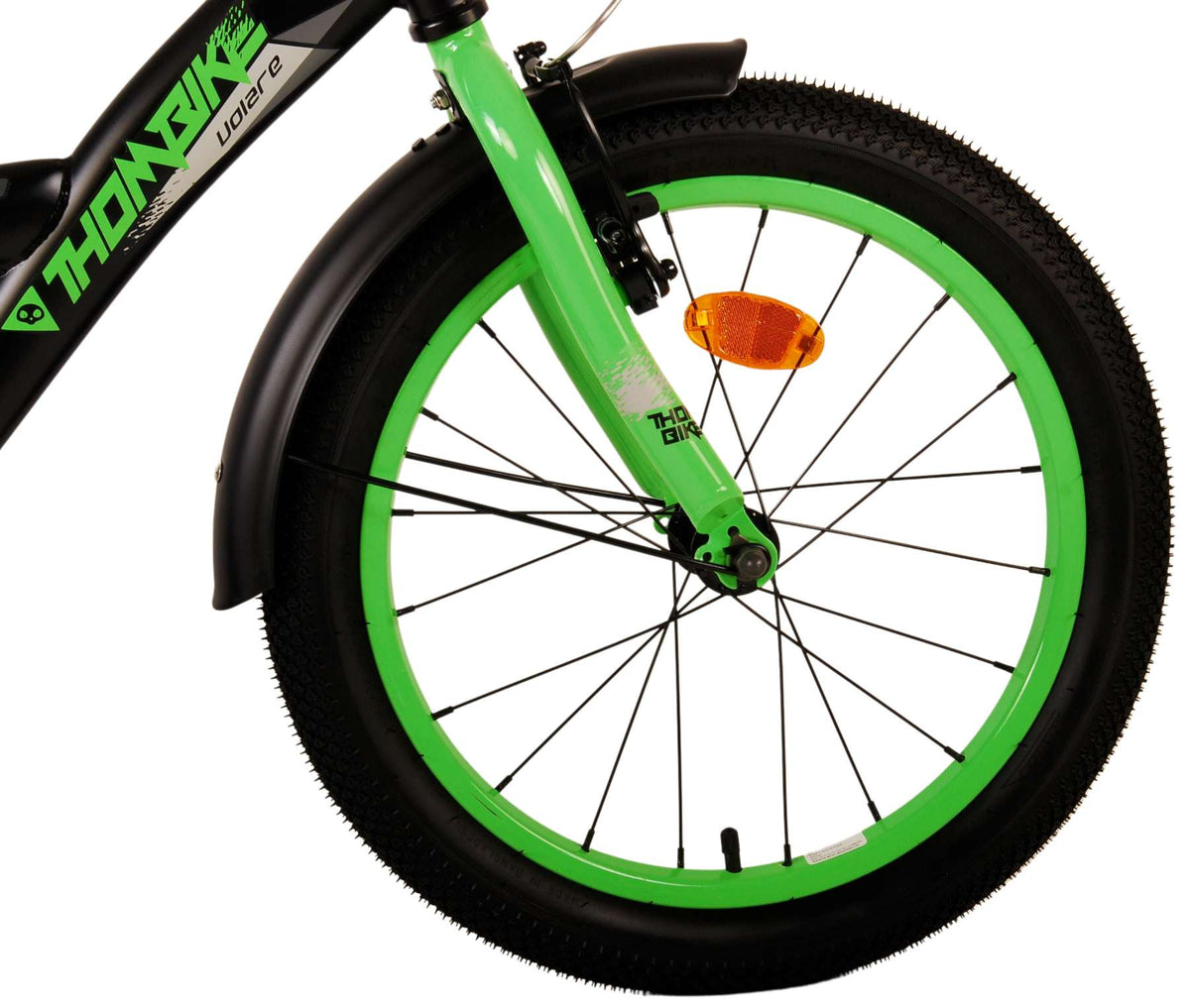 Volare Thombike Kinderbike - Jungen - 18 Zoll - schwarzes Grün