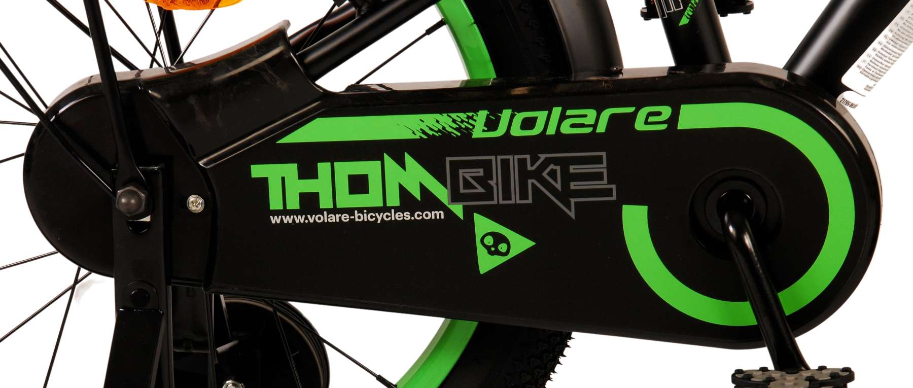 Volare Thombike Kinderbike Jungen 18 Zoll schwarzgrün zwei Handbremsen