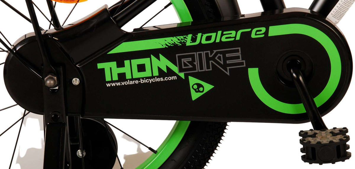 Volare Thombike Kinderbike - Jungen - 18 Zoll - schwarzes Grün