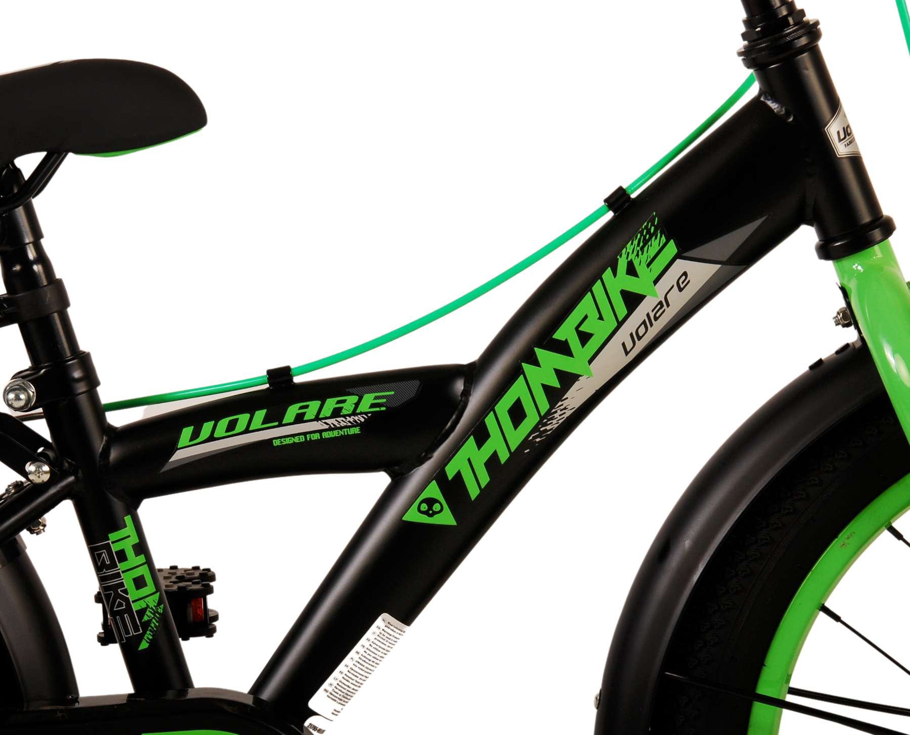 Volare Thombike Kinderbike Jungen 18 Zoll schwarzgrün zwei Handbremsen
