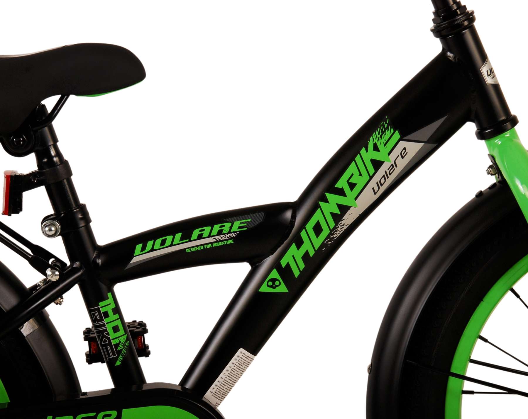 Volare Thombike Kinderbike - Jungen - 18 Zoll - schwarzes Grün