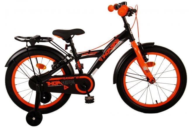 Volare Thombike Children's Bicycle - Jungen - 18 Zoll - Schwarzorange - Zwei Handbremsen
