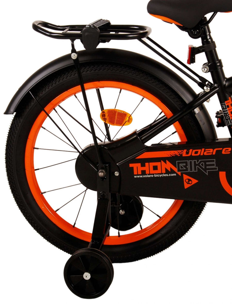 Volare Thombike Children's Bicycle - Jungen - 18 Zoll - Schwarzorange