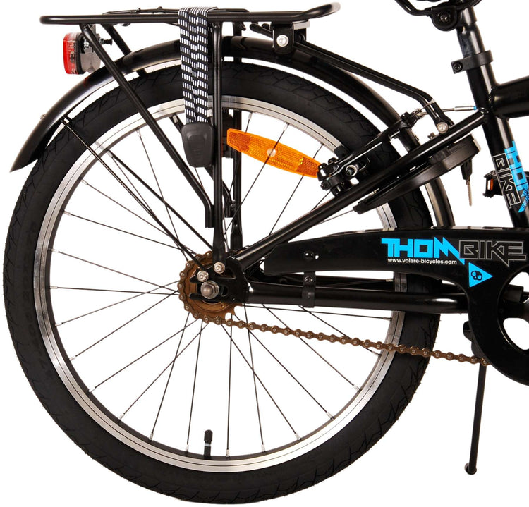 Volare Thombike Children's Bike - Jungen - 20 Zoll - Schwarzblau - Zwei Handbremsen
