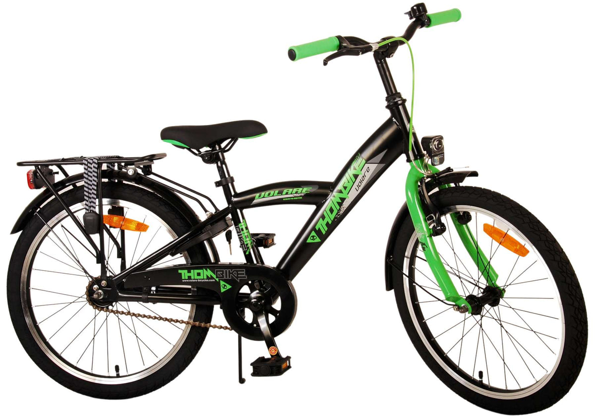 Volare Thombike Children's Bike - Jungen - 20 Zoll - schwarzes Grün