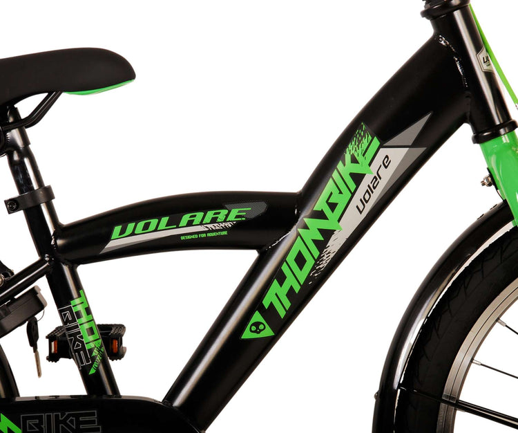 Volare Thombike Children's Bike - Jungen - 20 Zoll - schwarzes Grün