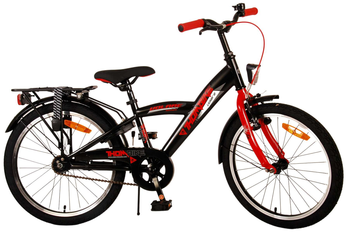 Volare Thombike Children's Bike - Jungen - 20 Zoll - schwarz rot