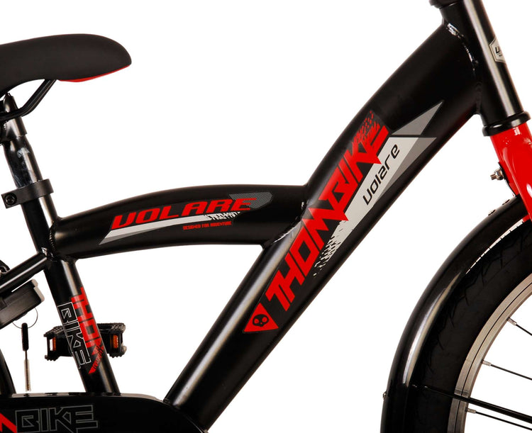 Volare Thombike Children's Bike - Jungen - 20 Zoll - schwarz rot