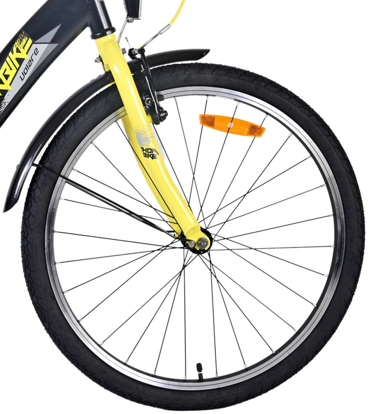 Volare Thombike Kinderbike - Jungen - 24 Zoll - Schwarzgelb
