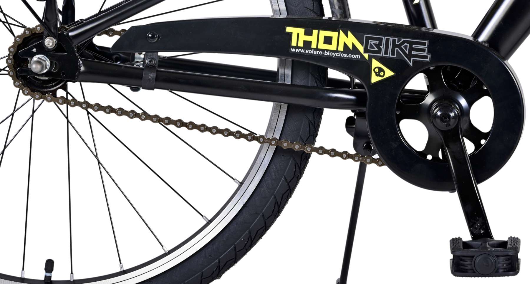 Volare Thombike Kinderbike - Jungen - 24 Zoll - Schwarzgelb
