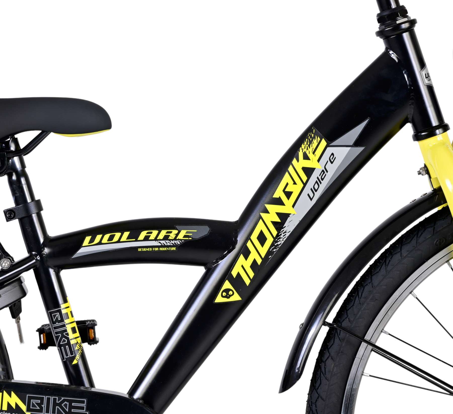Volare Thombike Kinderbike - Jungen - 24 Zoll - Schwarzgelb