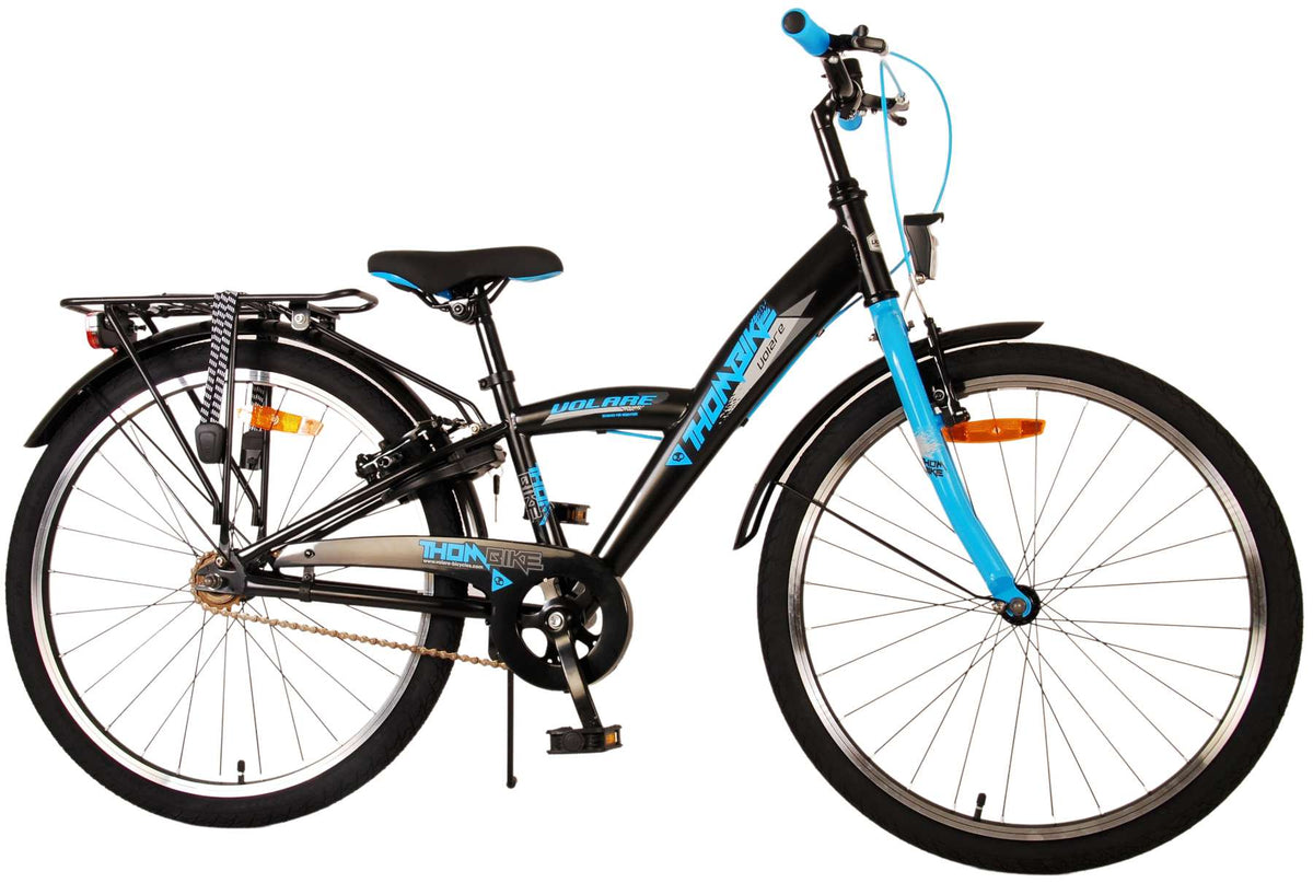 Volare Thombike Kinderbike Jungen 24 Zoll schwarz blau zwei Handbremsen