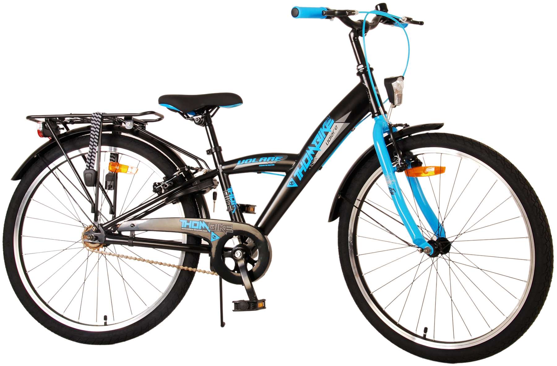 Volare Thombike Kinderbike Jungen 24 Zoll schwarz blau zwei Handbremsen