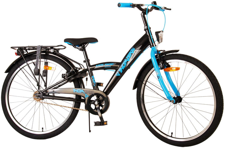 Volare Thombike Kinderbike Jungen 24 Zoll schwarz blau zwei Handbremsen