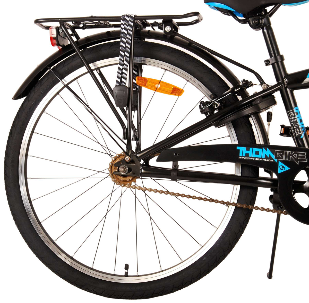 Volare Thombike Kinderbike Jungen 24 Zoll schwarz blau zwei Handbremsen