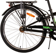 Volare Thombike Children's Bike - Jungen - 24 Zoll - Schwarzes Grün - Zwei Handbremsen - afbeelding 4