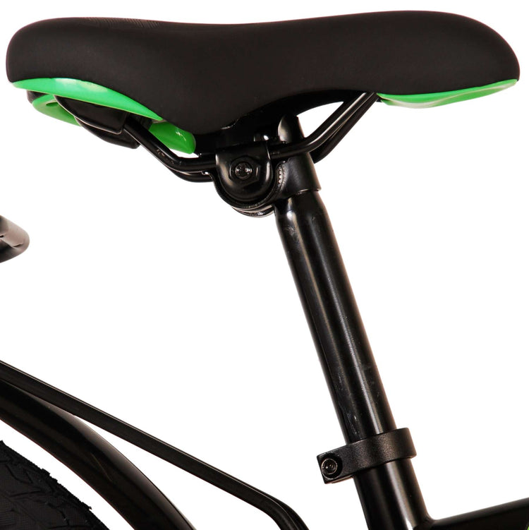 Volare Thombike Children's Bike - Jungen - 24 Zoll - Schwarzes Grün - Zwei Handbremsen