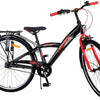 Volare Thombike Children's Bicycle - Jungen - 26 Zoll - Schwarzrot - 3 Zahnräder