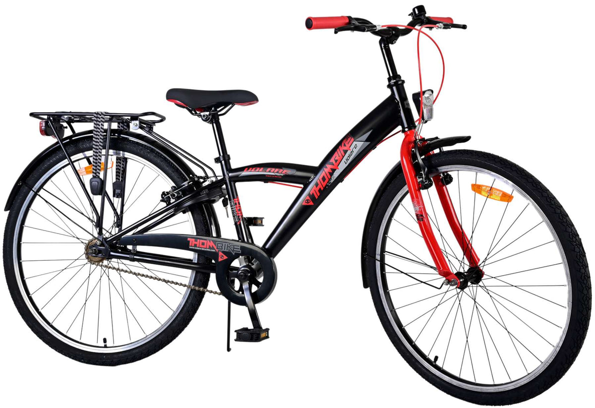 Volare Thombike Children's Bike - Jungen - 26 Zoll - Schwarzrot - Zwei Handbremsen