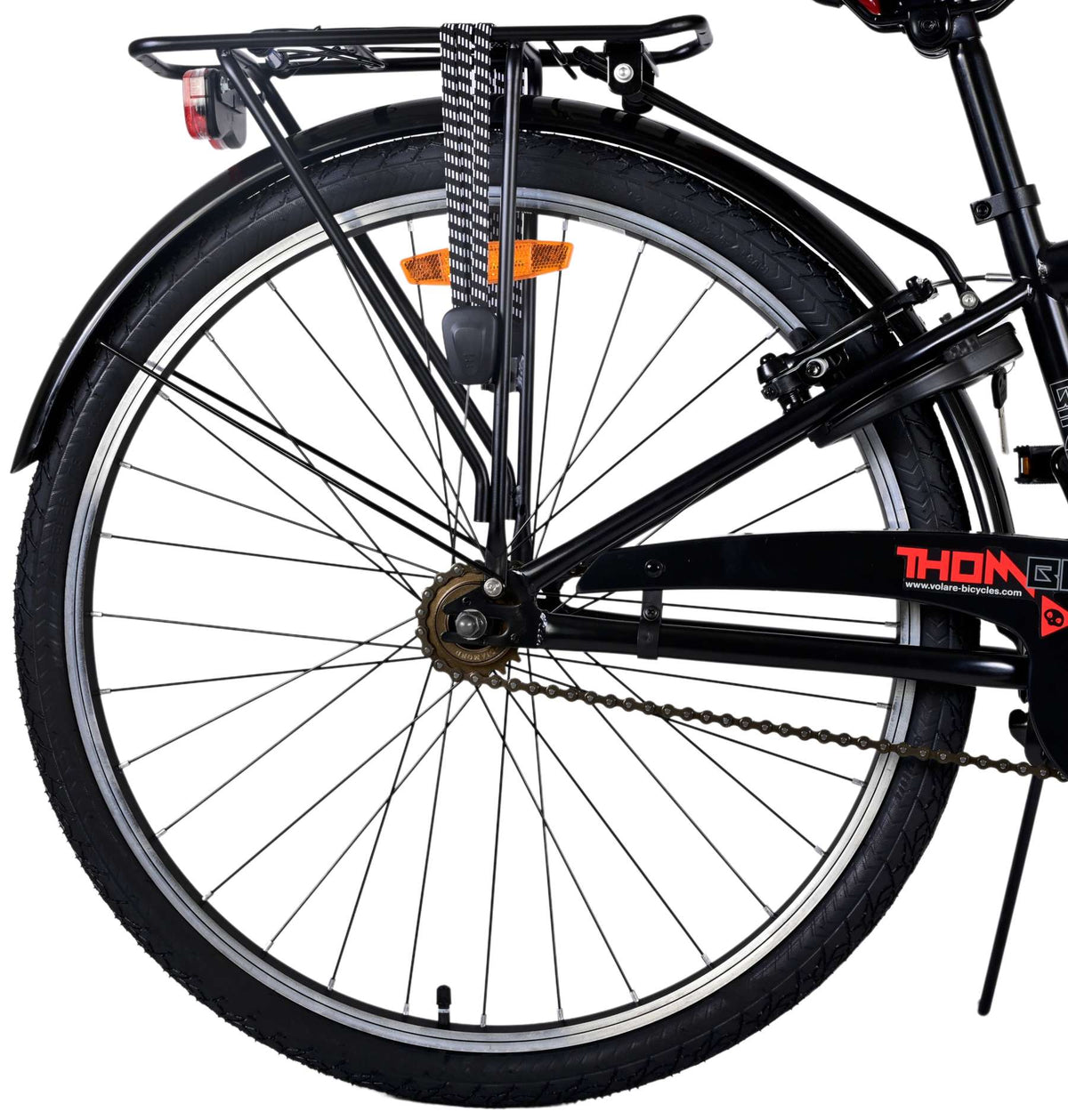 Volare Thombike Children's Bike - Jungen - 26 Zoll - Schwarzrot - Zwei Handbremsen