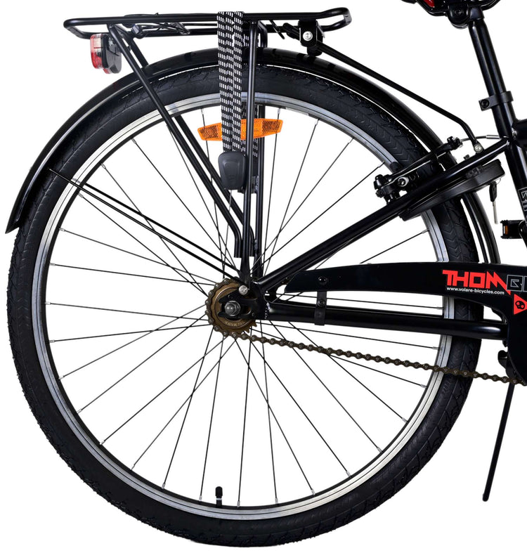 Volare Thombike Children's Bike - Jungen - 26 Zoll - Schwarzrot - Zwei Handbremsen