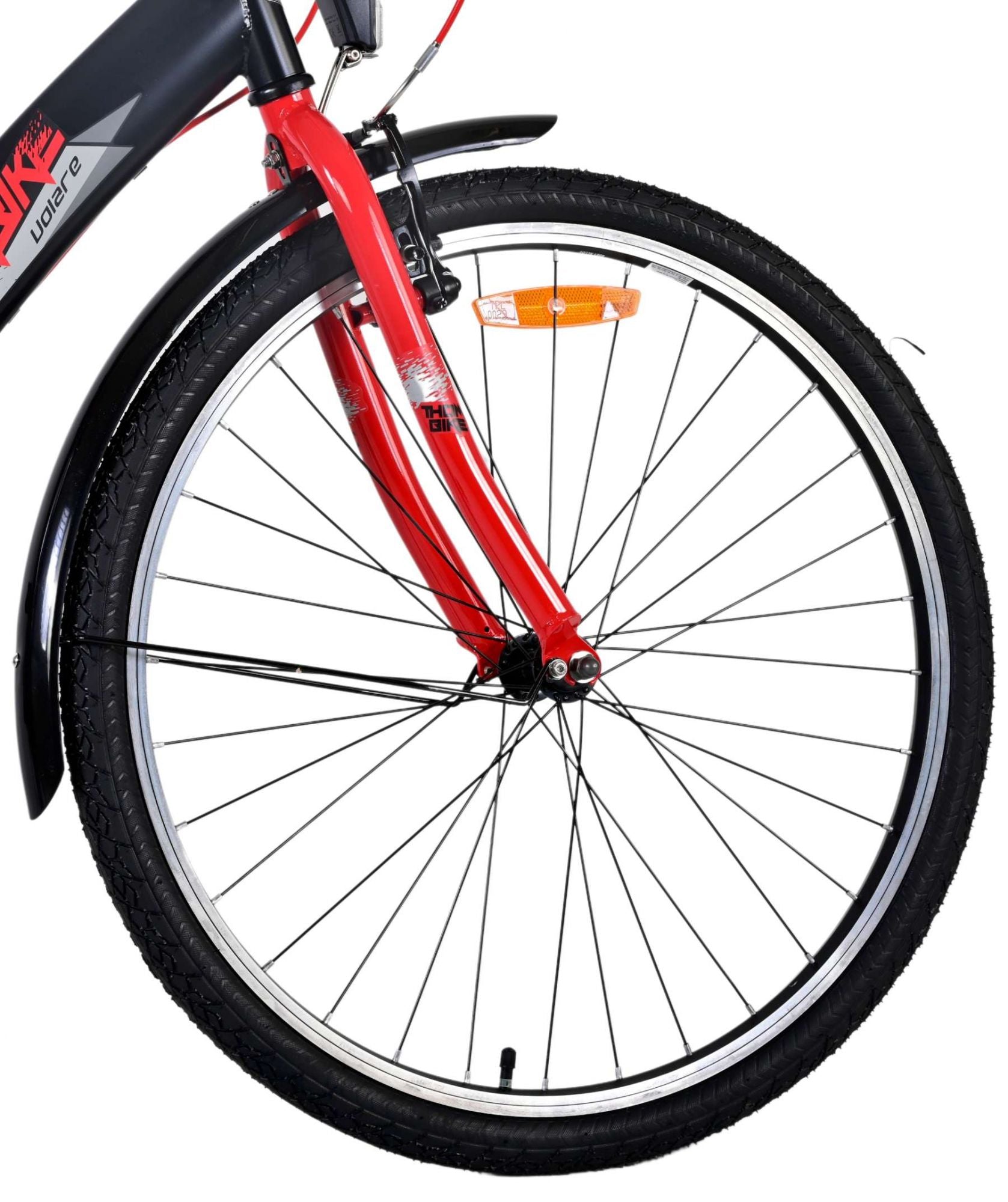 Volare Thombike Children's Bike - Jungen - 26 Zoll - Schwarzrot - Zwei Handbremsen