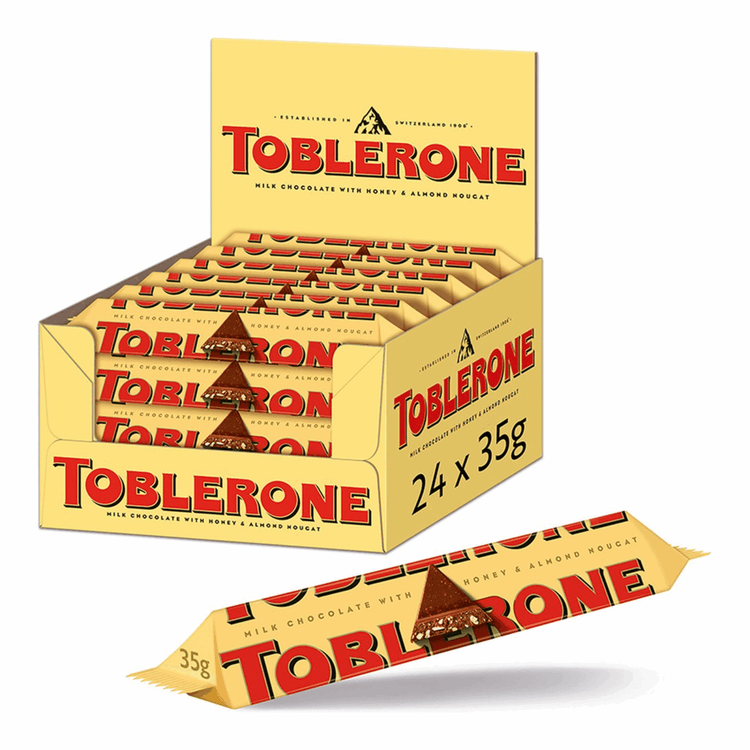 Toblerone Milchschokolade gelb (24x 35gr)