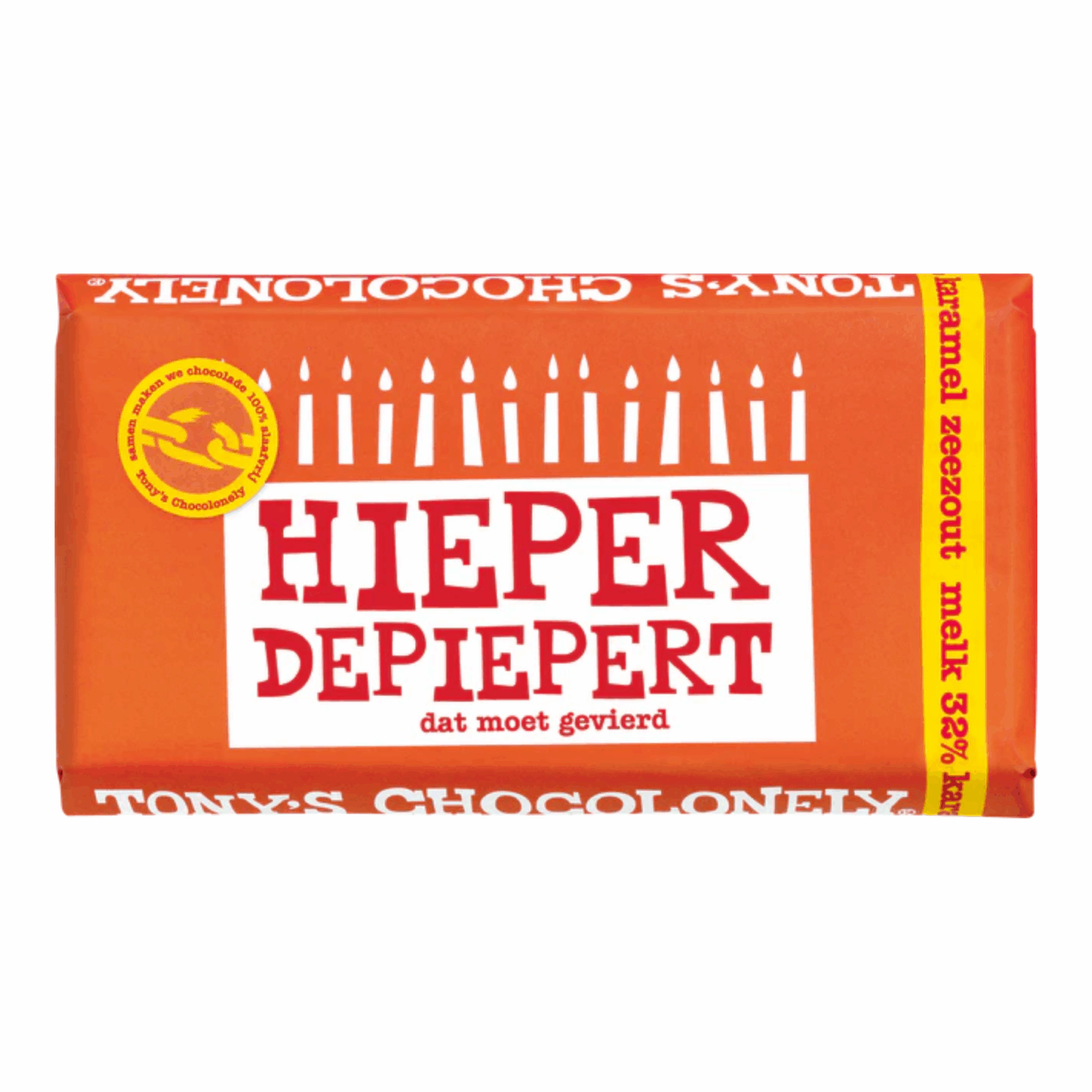 Tony's Schokoriegel Milchkaramell Meersalz Glückwunsch (15x 180gr)
