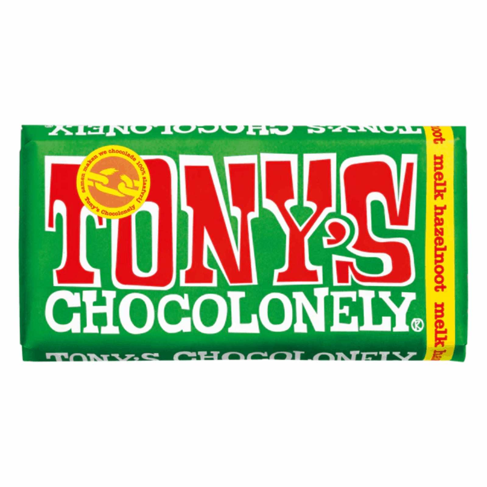 Tony's chocolonely Riegel Milchschokolade Haselnuss (15x 180gr)