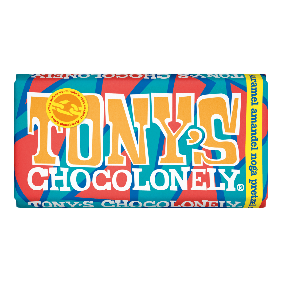 Tony's chocolonely Tony's Milchkaramell Meersalz Brezel Nougat (15x180gr)