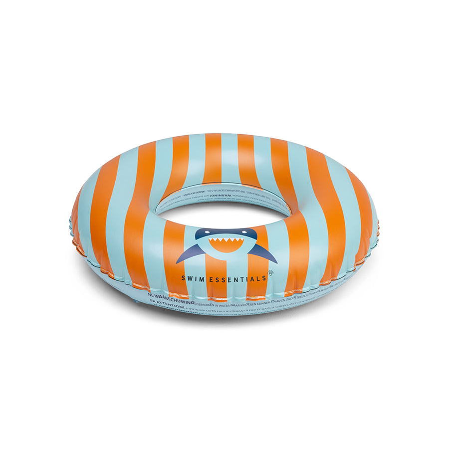 Tropenhai | Orangeblaues Schwimmband Ø 55 cm