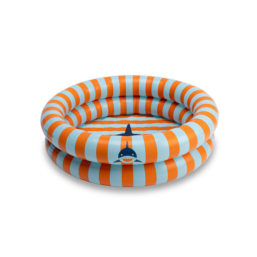 Tropenhai | Orangeblauem Schwimmbad Ø 60 cm