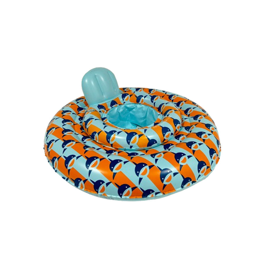 Tropenhai | Orangeblaues Baby schwimmen 0-1 Jahre
