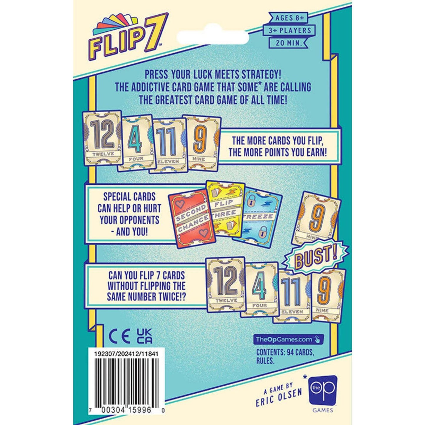 999 Games 999 Games Flip 7 Compact Englische Version – Kartenspiel