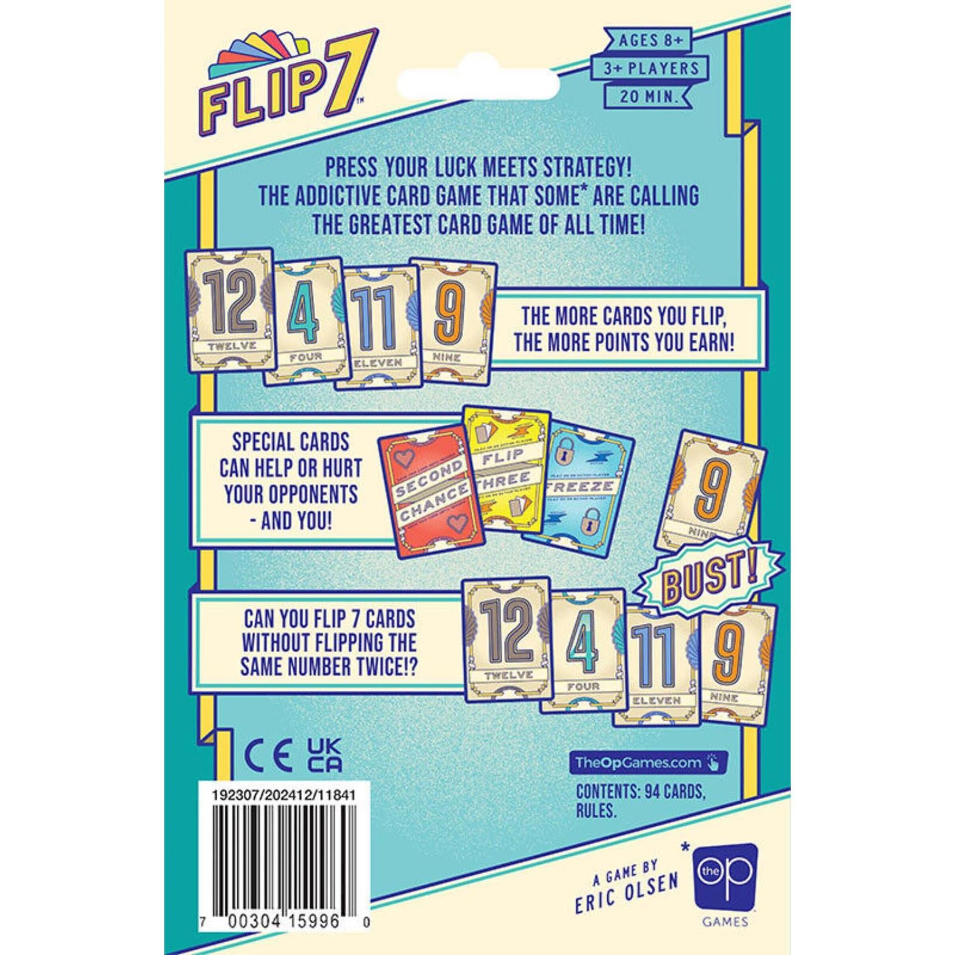 999 Games 999 Games Flip 7 Compact Englische Version – Kartenspiel
