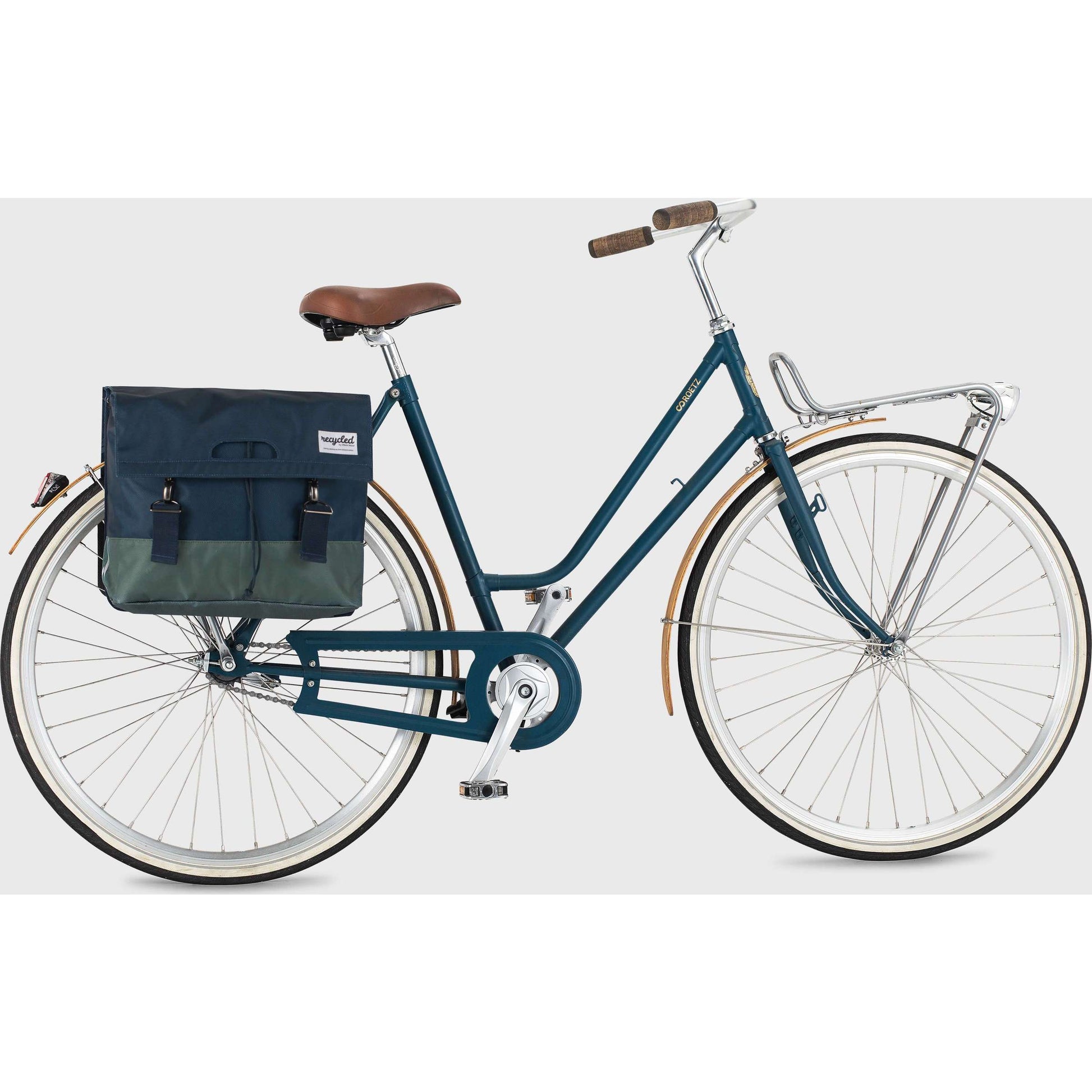 UrbanProof Urban Proof 40L doppelte Fahrradtasche blau grün